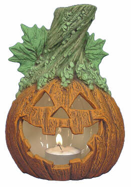 Pumpkin Candle Holder Halloween Light Up