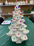3 Tier Christmas Tree with Scroll Base