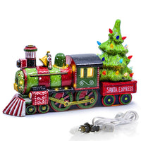 Christmas Train with Tree Lights