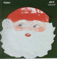 Santa Claus Cookie Platter