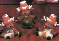 Set of 3 Crackpot Reindeer Christmas