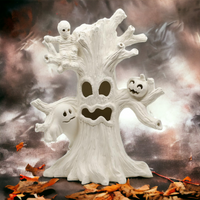 Haunted Halloween Tree Light Up