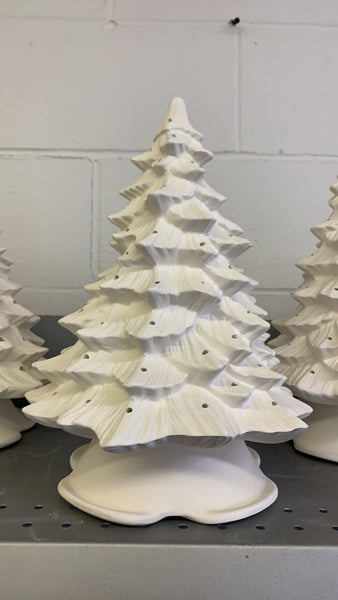 Large White Ceramic Christmas Tree