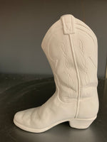 Small Detailed Cowboy Boot Vase or Pencil Holder