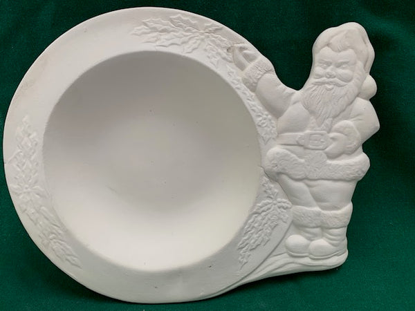 Santa Cookie Plate