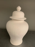 Dainty 7 3/4" Small Rounded Ginger Jar Or Urn