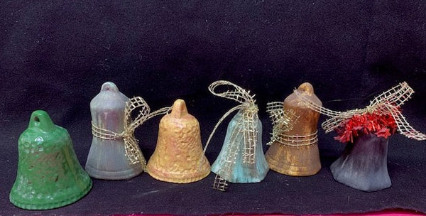 Handpainted Set of 6 Christmas Bells