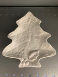 Holly Christmas Tree Tray Candy Dish