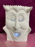 Dracula Halloween Trick or Treat Bag Light UP Candle Holder