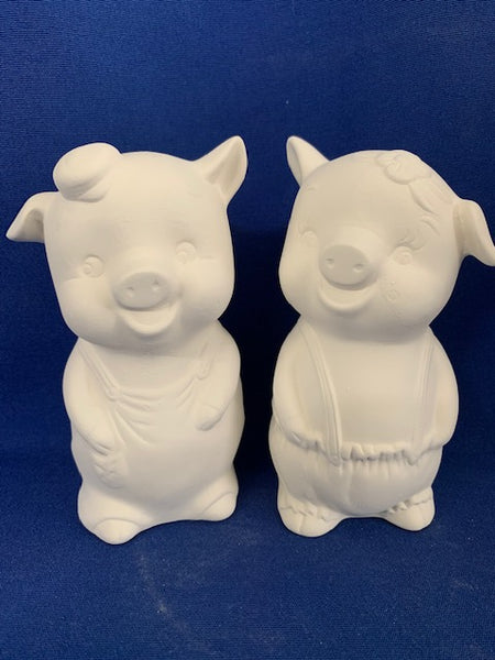 Adorable Pigs in Overalls