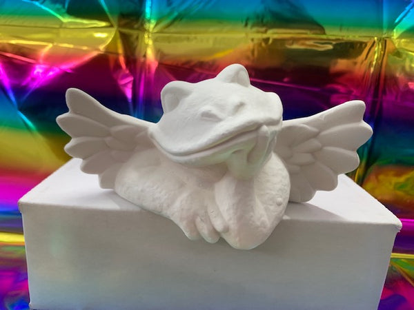 Frog with Angel Wings