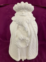 Renaissance Santa Holding Wreath