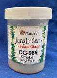 Mayco CG-986 Smoke & Fire Jungle Gems Glaze