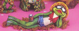 Lazy Frog in Swimsuit