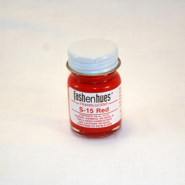 Fashenhues S-15 Red Translucent Stain (0.5 oz.)