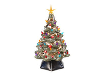 13" Supreme Lighted Christmas Tree with Garland