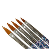 5 Piece Acrylic Quill Brush Set