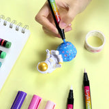 12 Pack Acrylic Paint Pens Soft Brush Tip