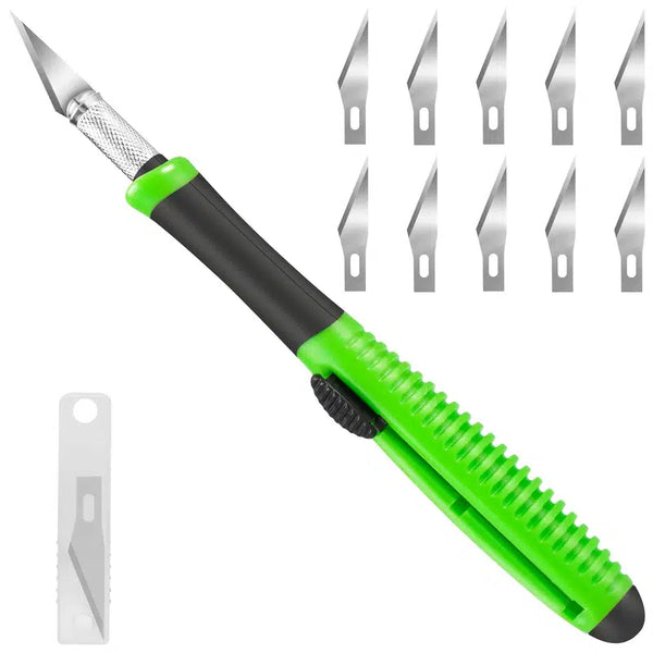 Exacto Knife Retractable, 1 Pack Small Precision Knife With 10 Pcs Bla –  River Craft Ceramics