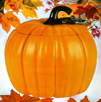 Large Halloween Pumpkin Candy Dish
