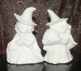 Set of 2 Halloween Costume Kids Witch & Warlock