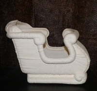 HUGE Softee Quilted Christmas Santa Sleigh