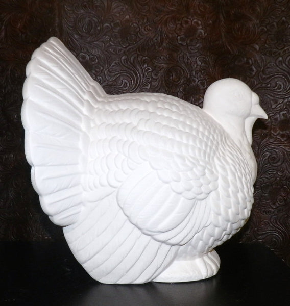 Large Textured Thanksgiving FALL Turkey Centerpiece