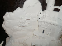 Dracula Carved Castle Light Up Halloween Scene