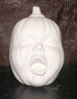 YAWNING BABY Pumpkin Halloween