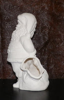 Santa Claus Waving Flower Planter or Candy Dish