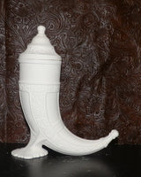 Viking Cup Drinking Horn Tankard Medieval Inspired Mug with Lid