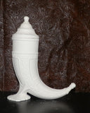 Viking Cup Drinking Horn Tankard Medieval Inspired Mug with Lid