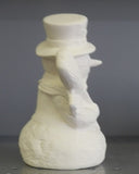 Textured Snowman with Broom