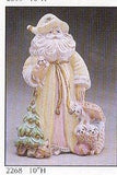 Antique Santa with Puppies