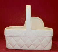 Santa Claus Face Woven Christmas Basket