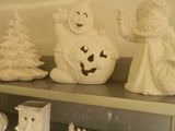 HUGE 24" HALLOWEEN Ghost Greeter with Pumpkin LIGHT Up