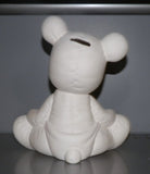 Softee Softy Quilted Teddy Bear in Diaper Bank Includes Stopper
