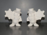 Snowflake Snowmen Think Snow Let it Snow