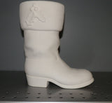 Large Christmas Santa Boot with Holly