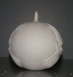 Round 3-D Santa Claus Christmas Ornament