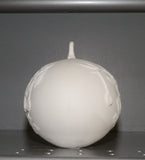 Round 3-D DEER Christmas Ornament