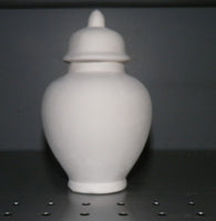 6 1/4" Small Rounded Ginger Jar Or Urn