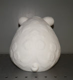 Large Pig Piggy Bank with Flowers with Stopper