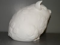 Large Pig Piggy Bank with Flowers with Stopper