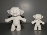 Set of 2 Troll Dolls Characters