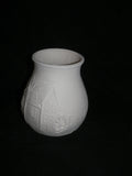 LOG CABIN Watermill Scene Flower Pot Planter Vase