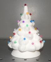 5" Mini CHRISTMAS Tree on Base with Pinlights