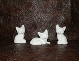 Set of 3 Foxes