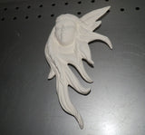 Native American Indian Maiden Wall Plaque Mask Applique