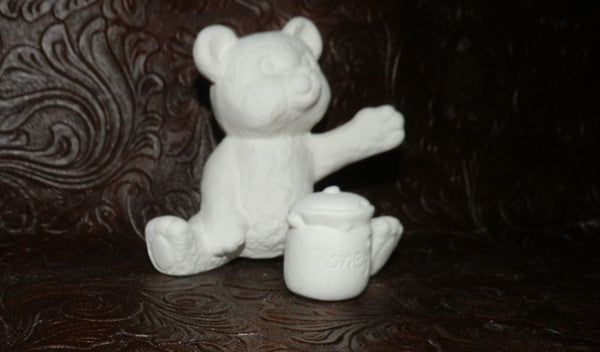 Teddy Bear with Honey Pot